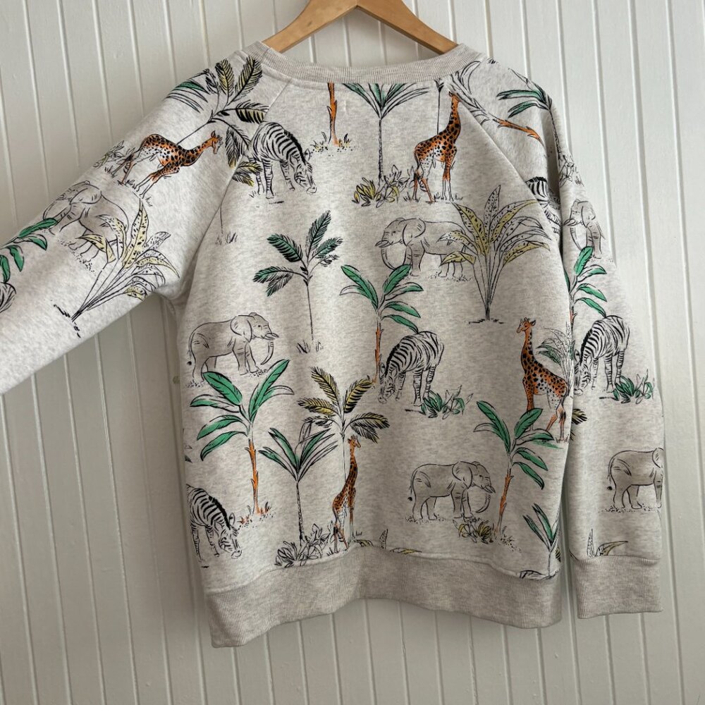 Safari Animal Print Fleece Sweatshirt LA SOUL - Picture 8 of 13